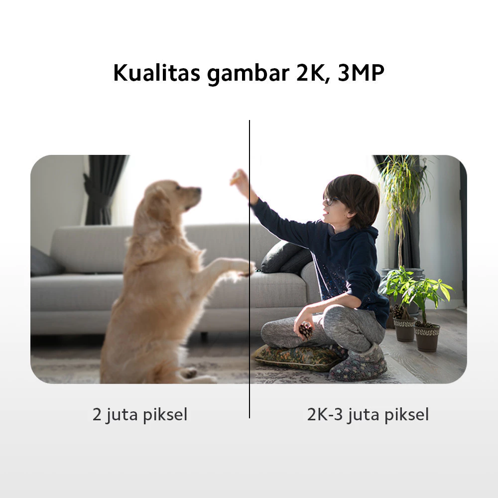 Xiaomi Smart Camera C301/ CCTV Indoor / 2K Ultra-clear HD / 3MP / AI Pendeteksi Manusia / Rotasi 360° dan Vertikal 107° / Fitur Call 2 Arah [ Official Store ] - Gambar 2