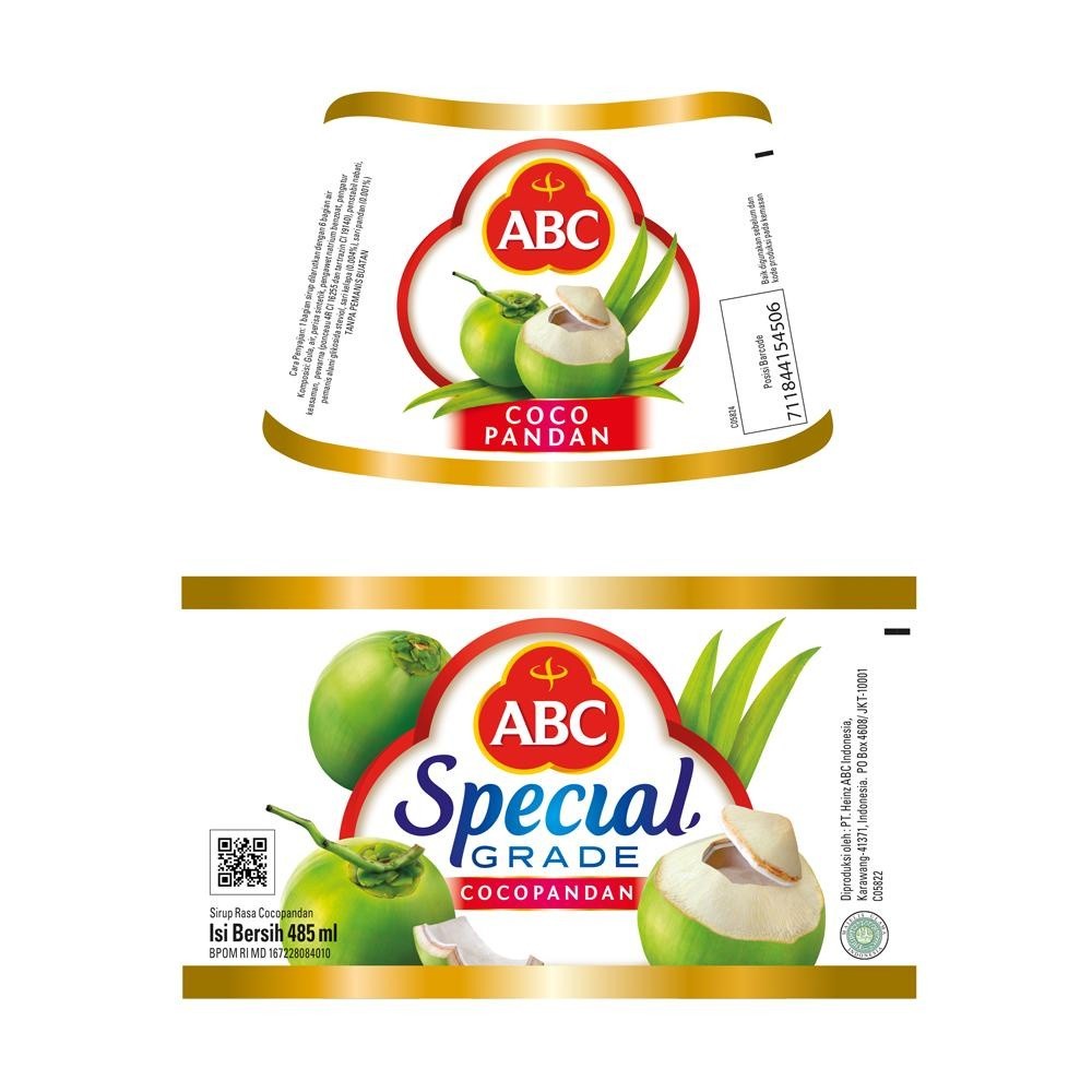 ABC Sirup Special Grade Cocopandan 460 ml - Multi Pack 6 pcs - Gambar 4