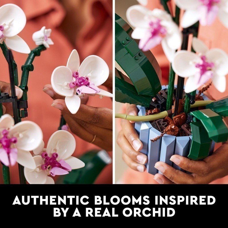 LEGO Botanicals 10311 Orchid (608 Pieces), Building Block, Toys, Bricks - Gambar 4