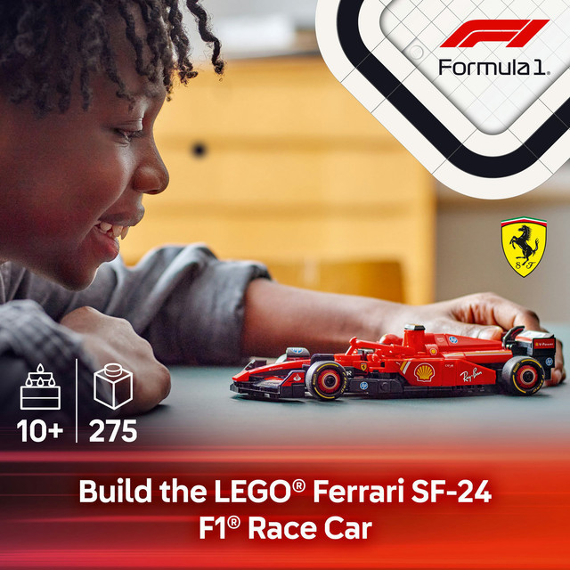 LEGO Speed Champions 77242 Ferrari SF-24 F1 Race Car (275 Pieces), Building Block, Toys, Bricks - Gambar 3