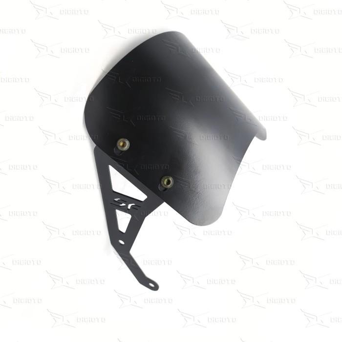 HITAM Street Fender Visor / Windshield Yamaha XSR 155 - Original Black ...