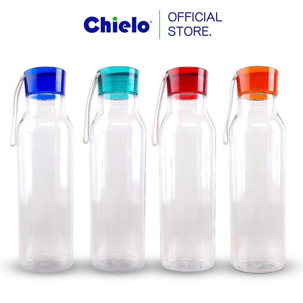 CHIELO Botol Minum Premium Tumbler Colada 500 ml Plastik Transparan Water Bottle BPA Free