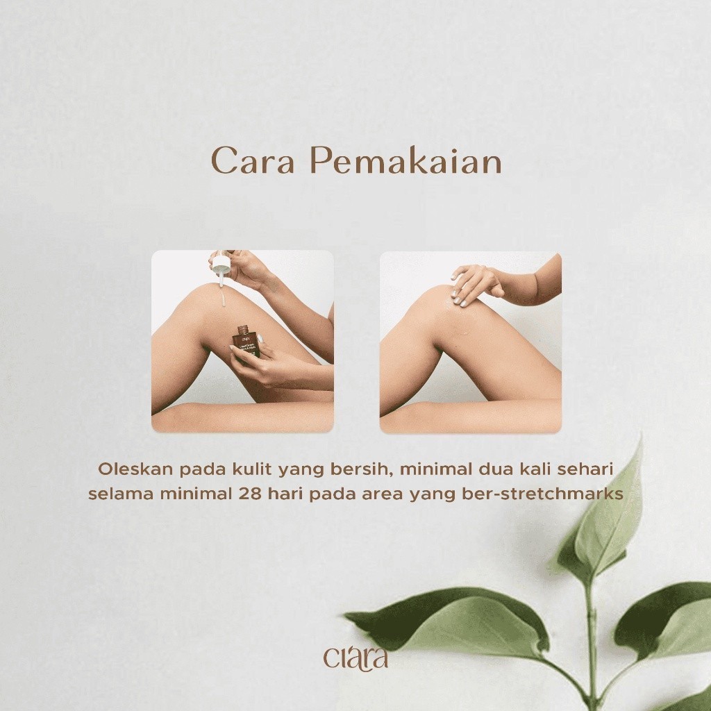 [Bundling 2PCS] Ciara Liquid Serum For Stretchmarks Membantu memudarkan tampilan stretch mark Membantu merawat keremajaan kulitt - Gambar 2
