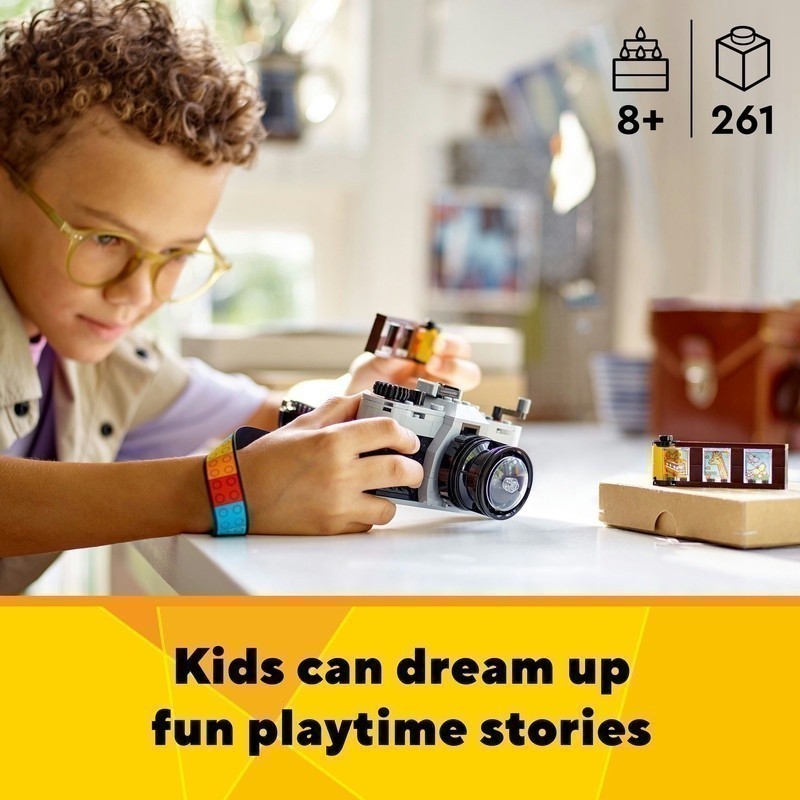 LEGO Creator 31147 Retro Camera (261 Pieces), Building Block, Toys, Bricks - Gambar 4
