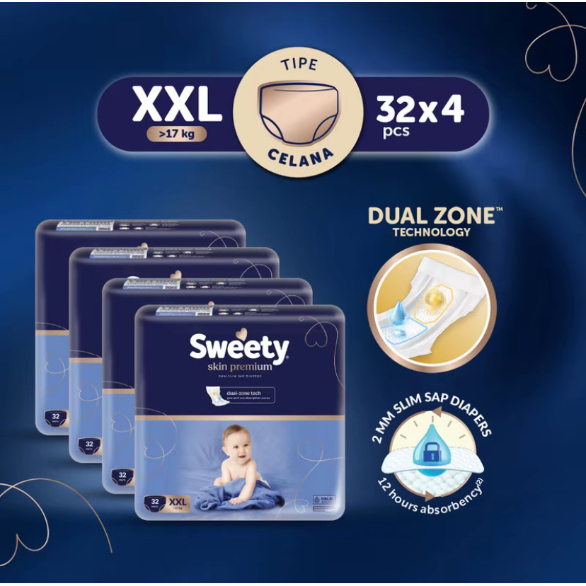 Sweety Skin Premium Pants XXL 4x32s Karton