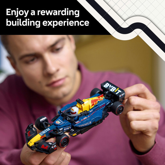 LEGO Speed Champions 77243 Oracle Red Bull Racing RB20 F1 Race Car (251 Pieces), Building Block, Toys, Bricks - Gambar 4