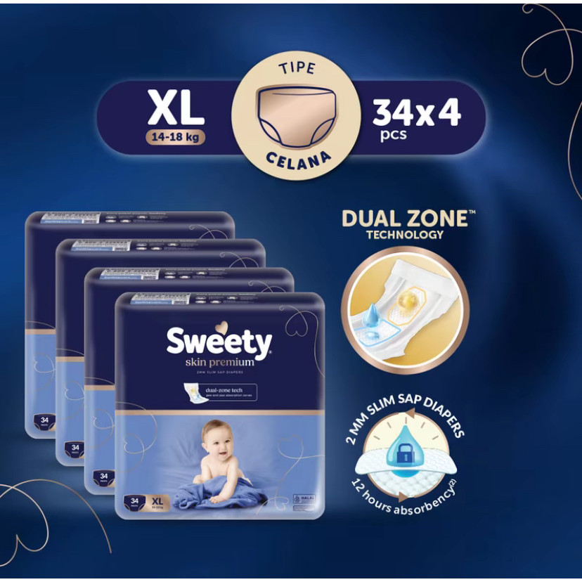 Sweety Skin Premium Pants XL 4x34s Karton