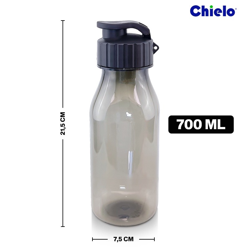 Chielo Botol Minum Premium Plastik 700 ML Orlando Water Bottle BPA Free CHI-ORLANDO Varian Warna - Gambar 3