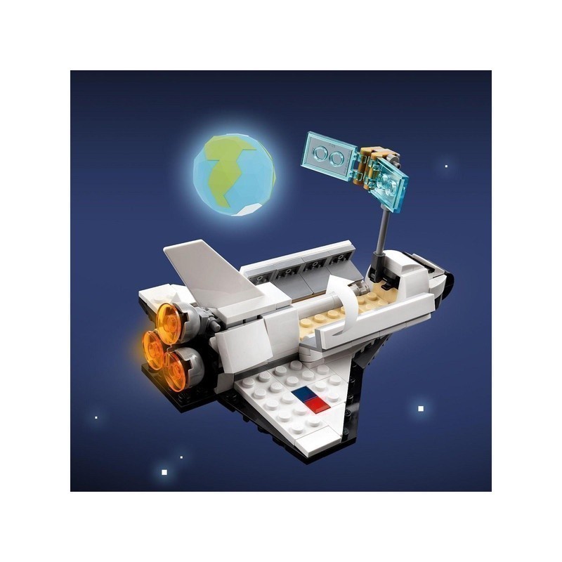 LEGO Creator 31134 Space Shuttle (144 Pieces), Building Block, Toys, Bricks - Gambar 4