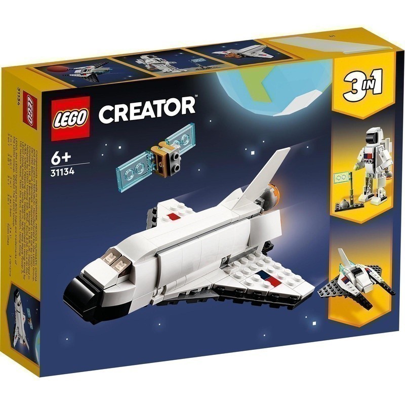 LEGO Creator 31134 Space Shuttle (144 Pieces), Building Block, Toys, Bricks - Gambar 2