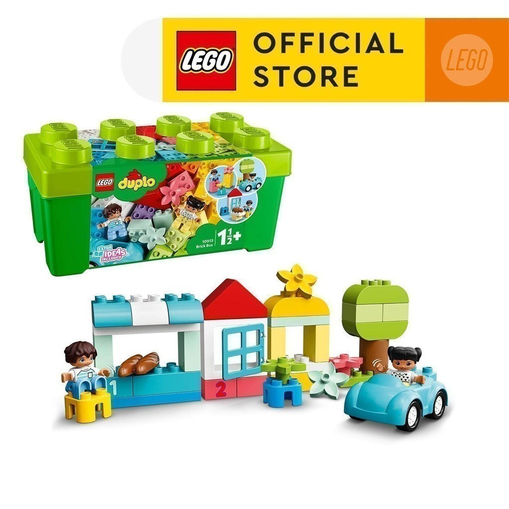 LEGO DUPLO 10913 Brick Box (65 Pieces), Building Block, Toys, Mainan Block