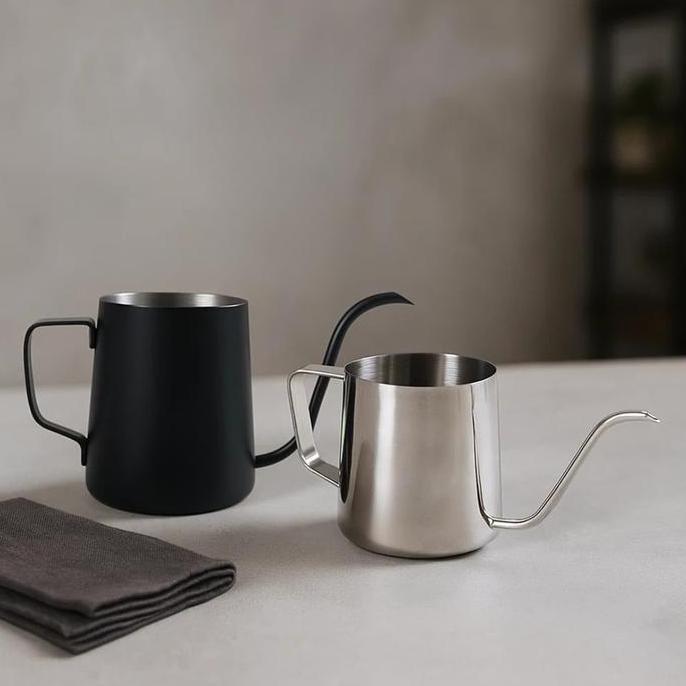 Terbaik Paket Alat Kopi V60 Manual Home Brew Dripper Set (Teko ketel leher angsa , Server, V60, Paper Filter) One Two Cups Paling keren