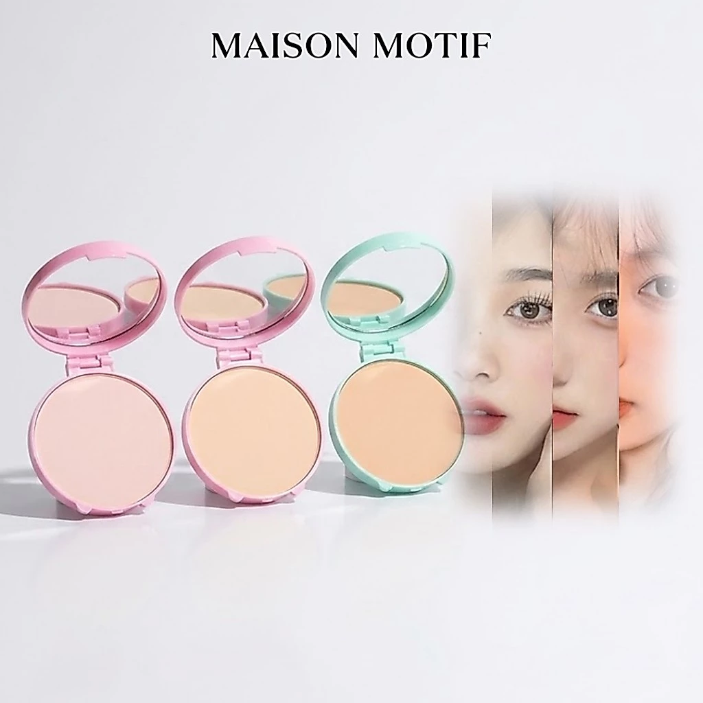 Bedak Padat Matte Oil Control Menyamarkan Pori Tahan Lama Waterproof Full Coverage Halus Mulus Murah 200