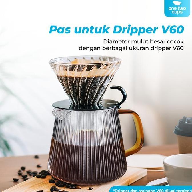 Terbaik Teko Kopi Dengan Teknik V60 Untuk Membuat Dan Menghidangkan Kopi DI Kafe Dan Di Rumah Dari One Two Cups Paling keren