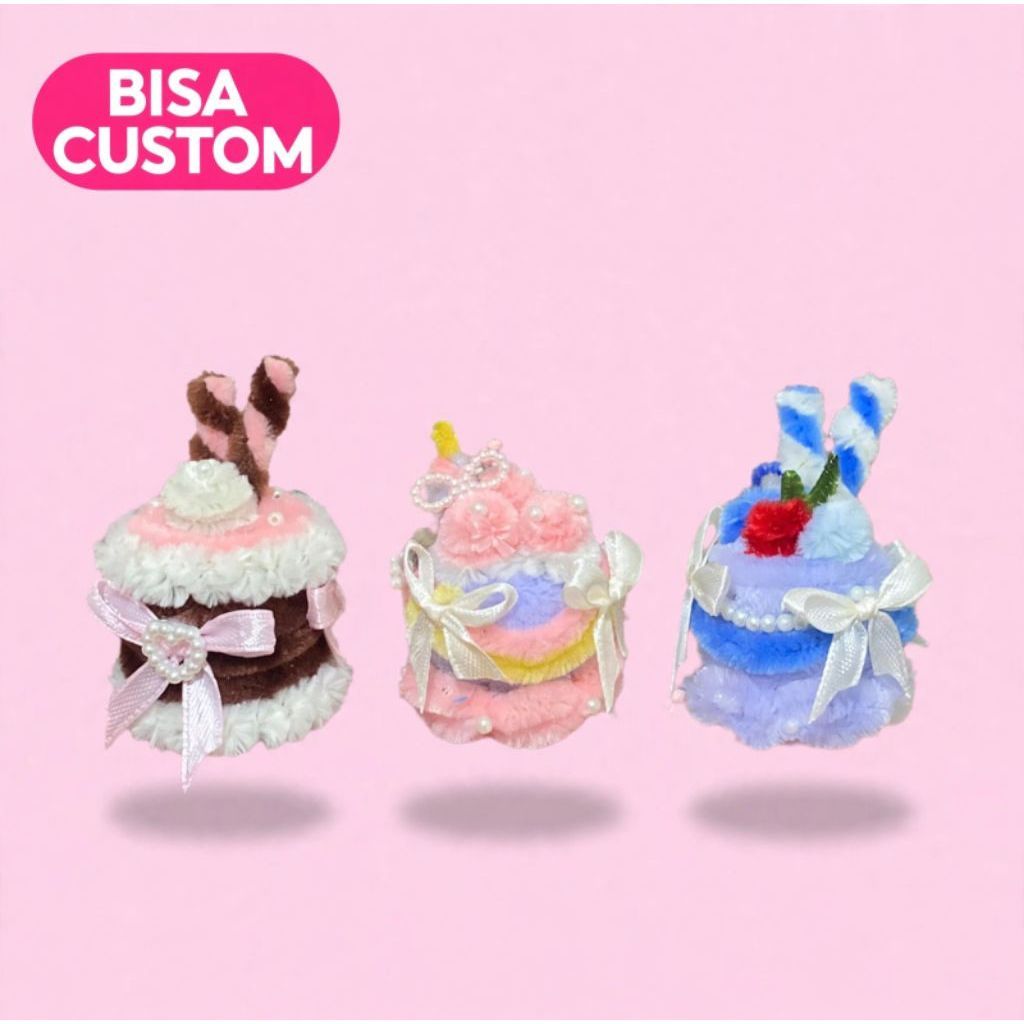 MINI Cake PIPE CLEANER - Handmade Cake Cocktail | Shopee Singapore