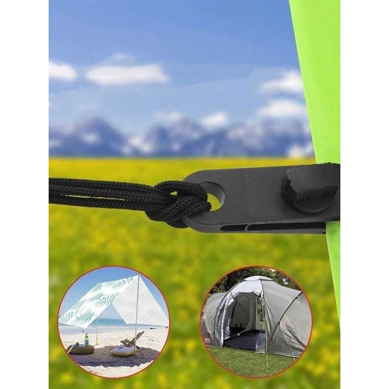 TENDA 10 PCS Camping Tent Clamp Heavy-duty Tarpaulin Tent Clamp Thumb ...