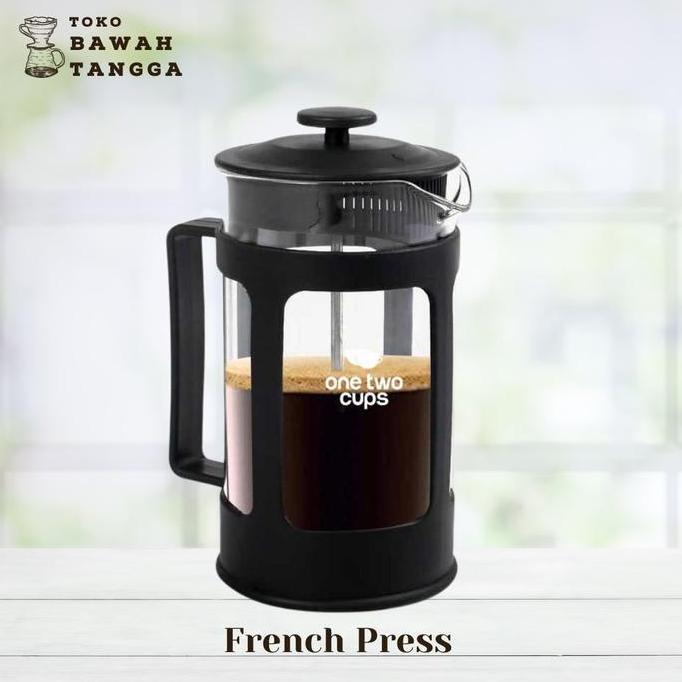 Terbaik French Press Coffee Maker Pot Teko Kopi - One Two Cup - KG37I Alat Kopi Rumahan Paling keren - Gambar 3
