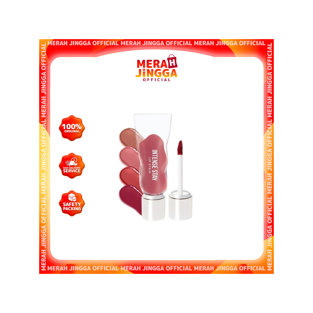SOULYU Intense Stay Lip Stain 4ml Transferproof Lightweight & Longlasting Anti Luntur Melembapkan Vinyl Finish / Merah Jingga Official