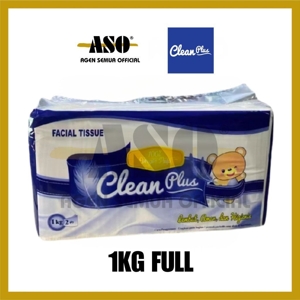 Tisu Tissue CLEAN PLUS 2100 HELAI 3ply cleanplus kiloan facial tissue PROMO !!! - Gambar 2