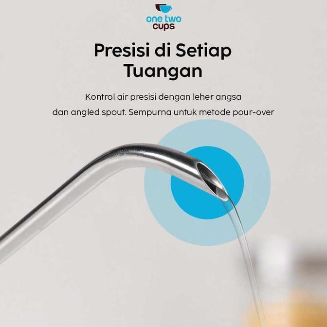 Terbaik Teko Kopi Leher Angsa 250ml 350ml Drip Kettle Cup V60 Cerek Pemanas Air Stainless Steel 304 Paling keren