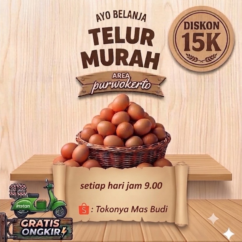 Telur Ayam Negeri promo 1 kg PURWOKERTO Langsung Dari Kandang Sendiri
