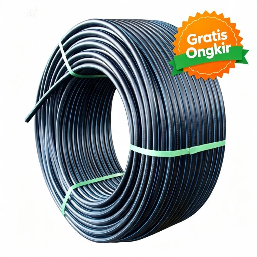 PIPA HDPE 1/2 INCH (20mm) ATAU SELANG AIR PN 10 PANJANG 100 METER GRATIS ONGKIR