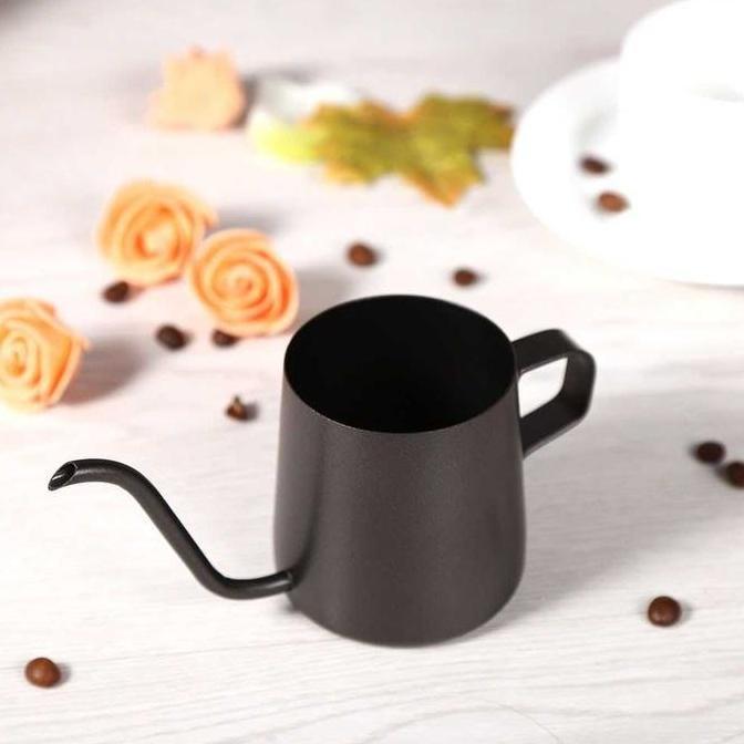 Terbaik Affselv x One Two Cups Teko Kopi Leher Angsa Gooseneck Pour Over Drip Kettle AA049 One Two Cups 350ml Stainless Steel 304 Paling keren - Gambar 2