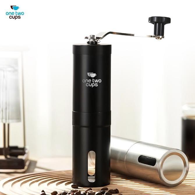 Terbaik Paket Alat Seduh V60 Dripper Set Portable Cone Coffee Dripper Hitam Putih Stainless Steel Murah manual brew ( Filter Kopi Portable + hand Grinder + Teko leher angsa + Timbangan) / Filter Penyaring Kopi Kitchenware Teh Paling keren - Gambar 3