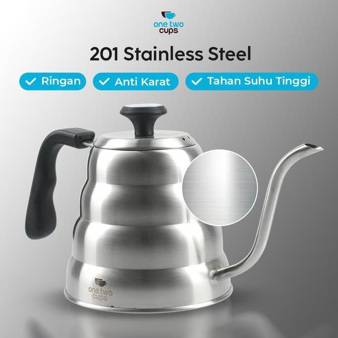 Terbaik One Two Cups Teko Kopi Leher Angsa Thermometer Pour Over Drip Kettle - RT-20 Paling keren - Gambar 3