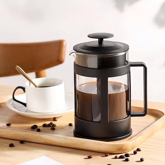 Terbaik Teko Pot Kopi Rempah Herbal French Press Plunger Coffee Maker Pot 350 600 800 1000 ml Alat Seduh Serbaguna dengan Saringan Stainless Anti Ampas Paling keren - Gambar 4