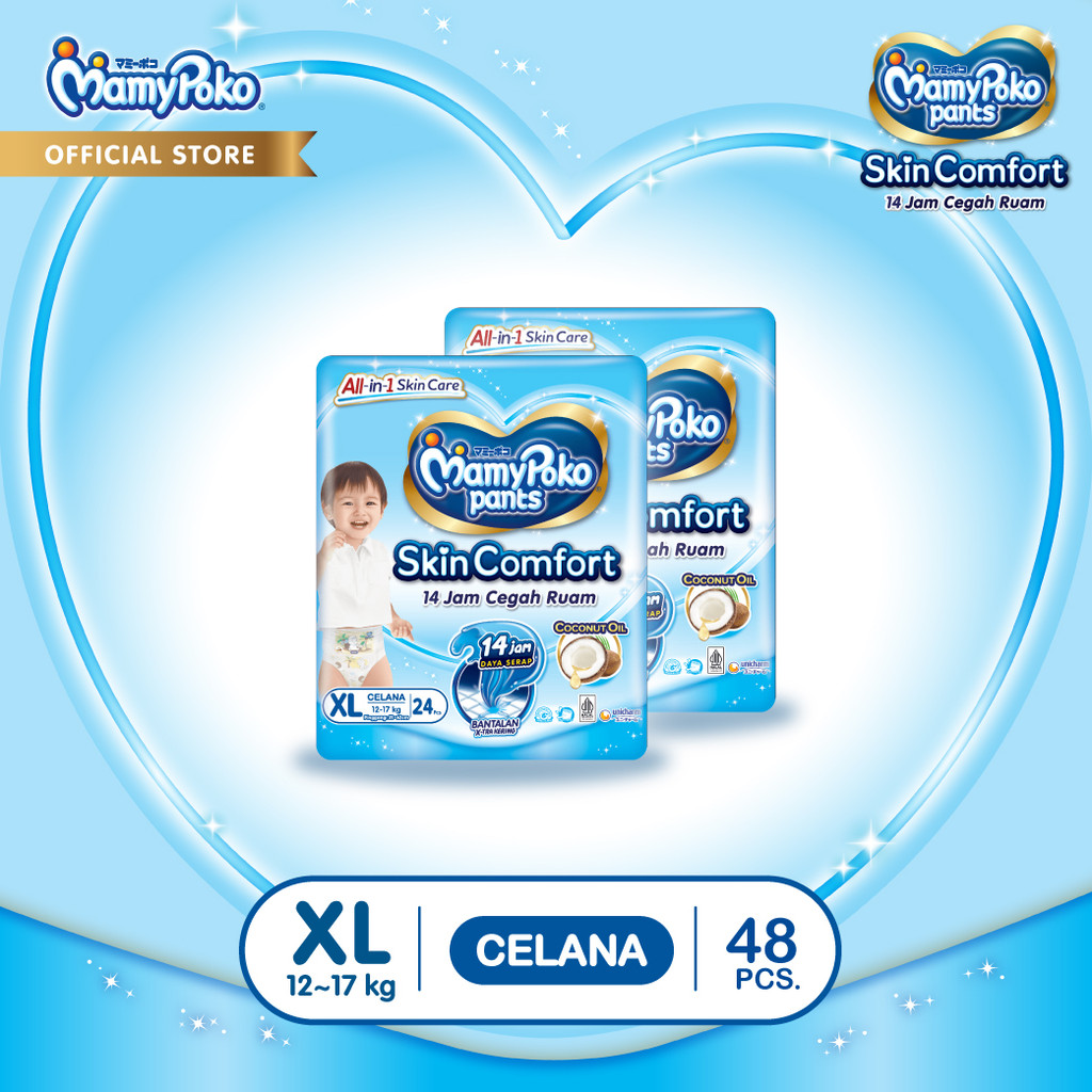 MamyPoko Pants Skin Comfort XL 24 - 2 Packs