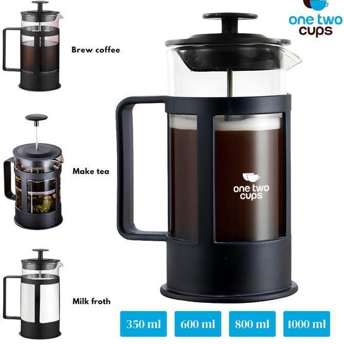 Terbaik Teko Pot Kopi Rempah Herbal French Press Plunger Coffee Maker Pot 350 600 800 1000 ml Alat Seduh Serbaguna dengan Saringan Stainless Anti Ampas Paling keren - Gambar 3