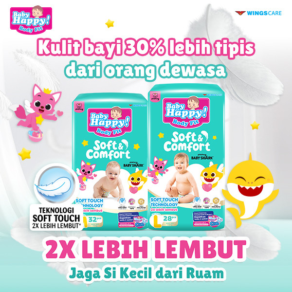 Baby Happy Pants Popok Celana Soft & Comfort XXL 24 x2 - Gambar 3