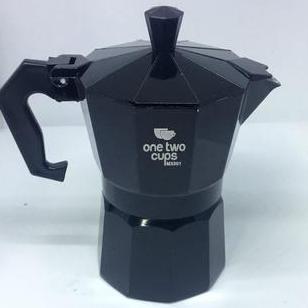 Terbaik One Two Cups Moka Pot Coffee Maker Teko 300ml 6 Cups - MX001 Paling keren