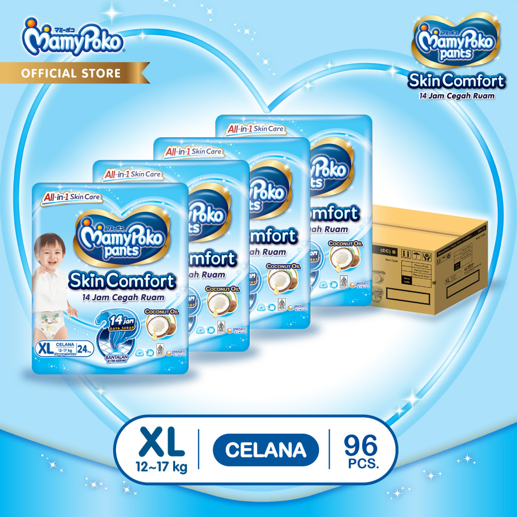 MamyPoko Pants Skin Comfort XL 24 - 4 Packs