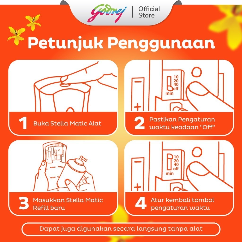Stella Matic Refill Royal Kenanga 160+65ml x2 - Pengharum Ruangan Otomatis - Gambar 3