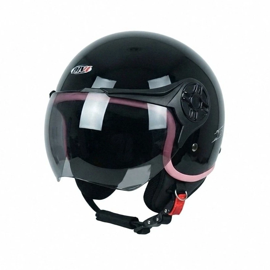 Helm Bogo Retro HIJAB WANITA MODEL CEPOL - Helem Klasik BIVI Half Face Original SNI Remaja Dewasa