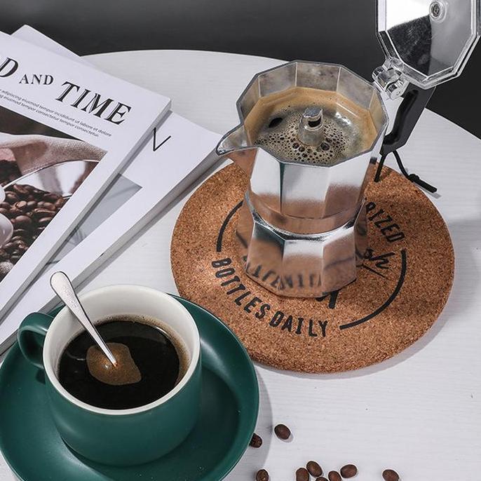 Terbaik Moka Pot Coffee Maker Espresso 2 3 6 Cups Teko Stovetop Filter Pembuat Kopi Espresso OneTwoCups Cangkir Stainless Steel Paling keren - Gambar 3