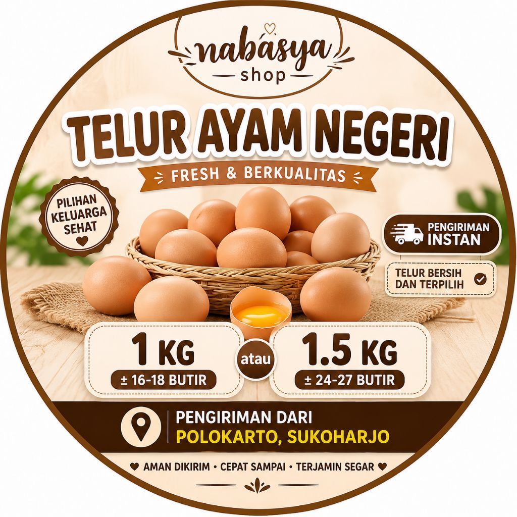 [Instan]Telur Ayam Plkt Sukoharjo