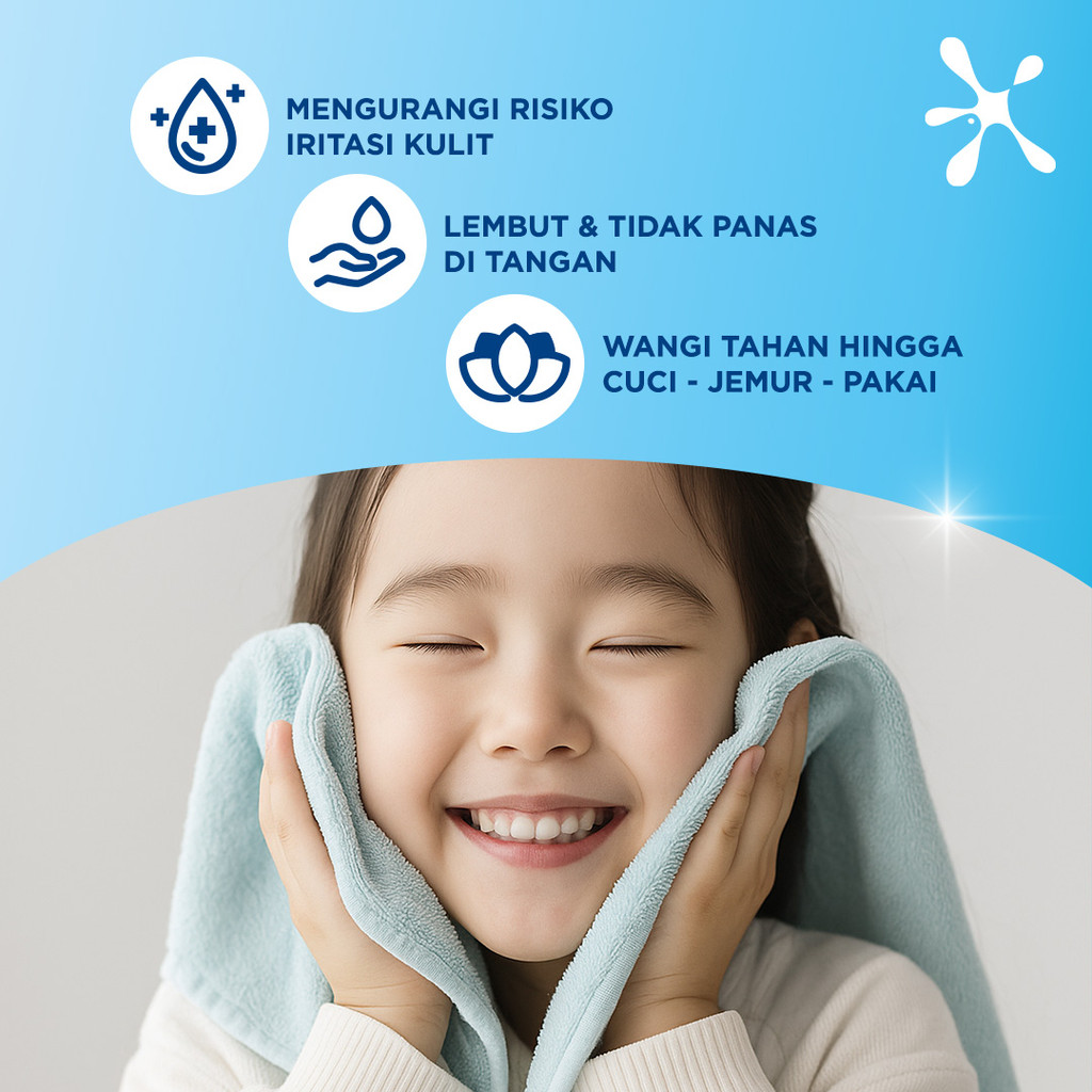 [Extra Isi 35%] Rinso Baru Detergen Cair Varian Pure 700g x2 - Gambar 4