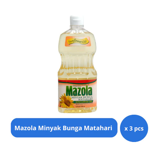 Mazola Minyak Bunga Matahari 900 mL x 3 pcs