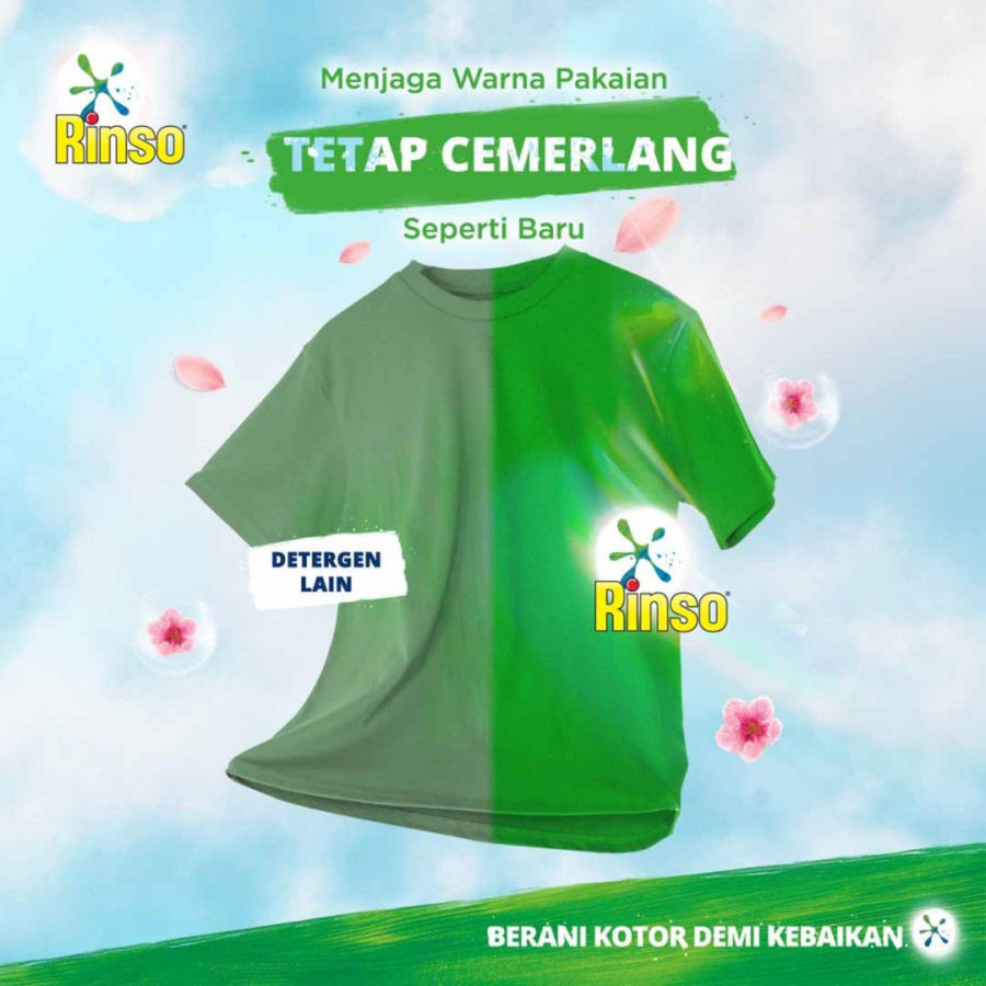 Rinso Baru Detergen Bubuk Varian Classic Fresh 700g x2 - Gambar 4