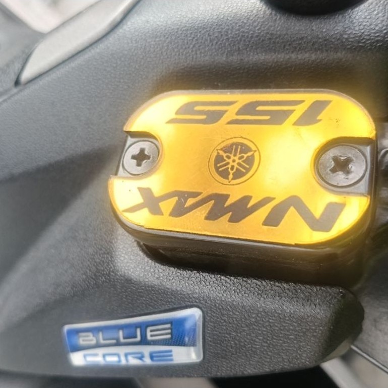 Garnish Rem NMAX Akrilik Merah, gold, biru, silver cocok untuk motor jenis NMAX - Gambar 2