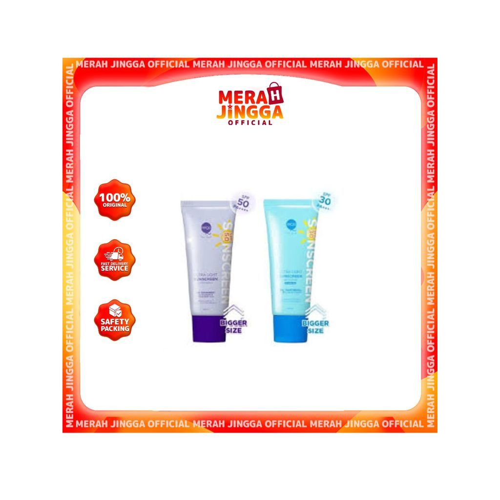Pipiqiu Ultra Light Sunscreen Moisturizer Series 100 Ml / Merah Jingga Official