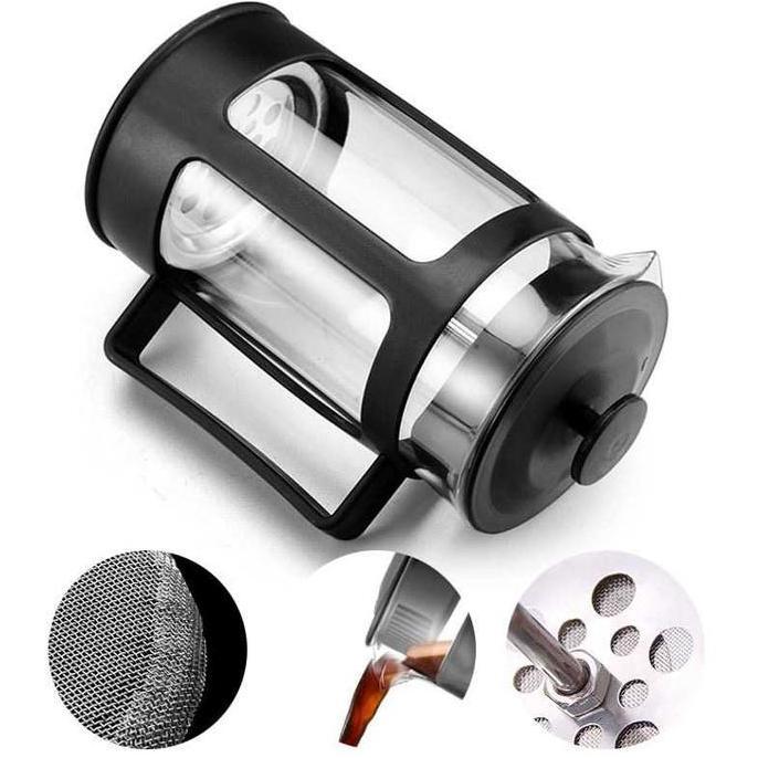 Terbaik One Two Cups Teko Pot French Press Plunger Coffee 350ml 600ml 1000ml Alat Seduh Kopi Teh dengan Saringan Stainless Anti Ampas Paling keren - Gambar 3