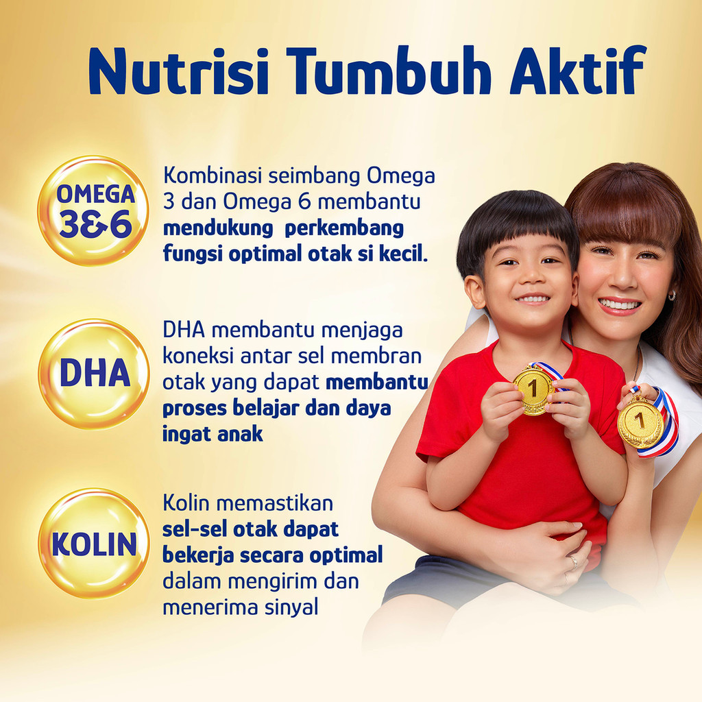 Milkow 1+ Susu Formula Pertumbuhan Anak Untuk Usia 1-3 Tahun Toples Rasa Madu 900 Gr x3 - Gambar 2