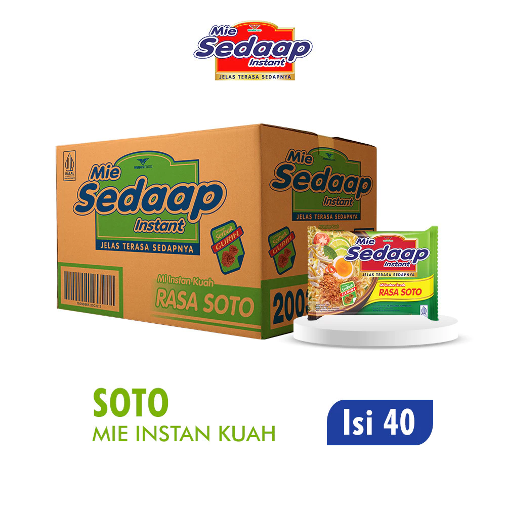 [Special Come See Mie] Sedaap Mie Instan Soto Bag 75 gr x40 - Gambar 4