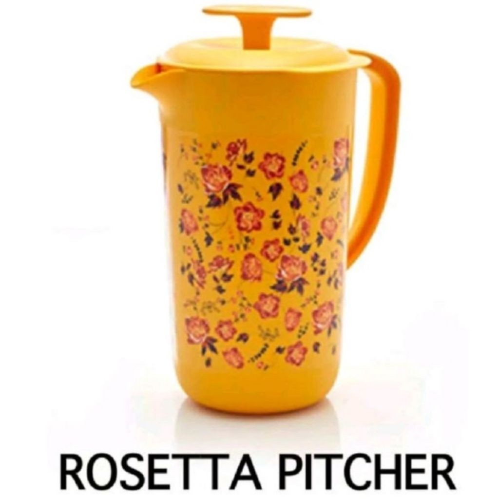 Tupperware Rosetta Pitcher 2 Liter Warna Kuning Teko Asli 100% Original