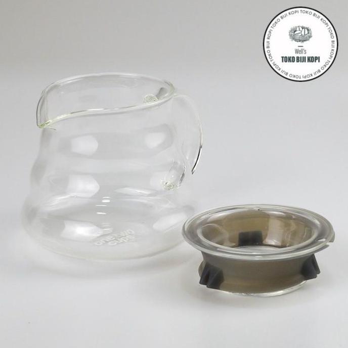 Terbaik V60 Cloud Coffee Server Teko Kopi Teh Kaca / V60 Kettle - 360 ml Paling keren - Gambar 3