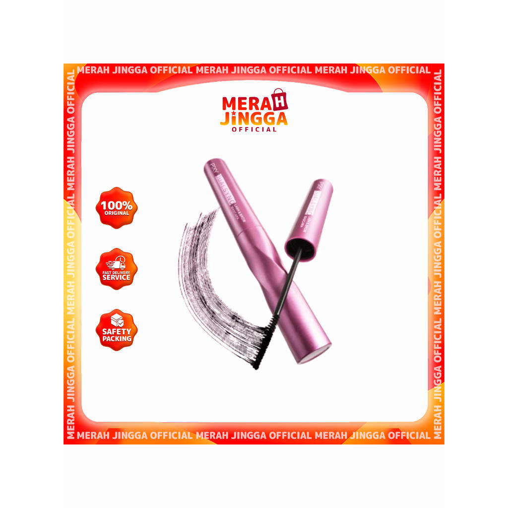PIXY Dual Sync Lash & Brow Mascara / Merah Jingga Official